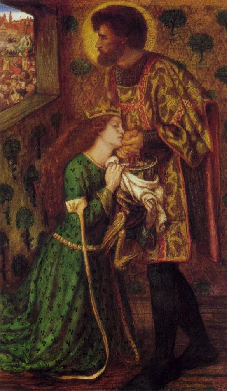 Dante Gabriel Rossetti St. George and the Princess Sabra